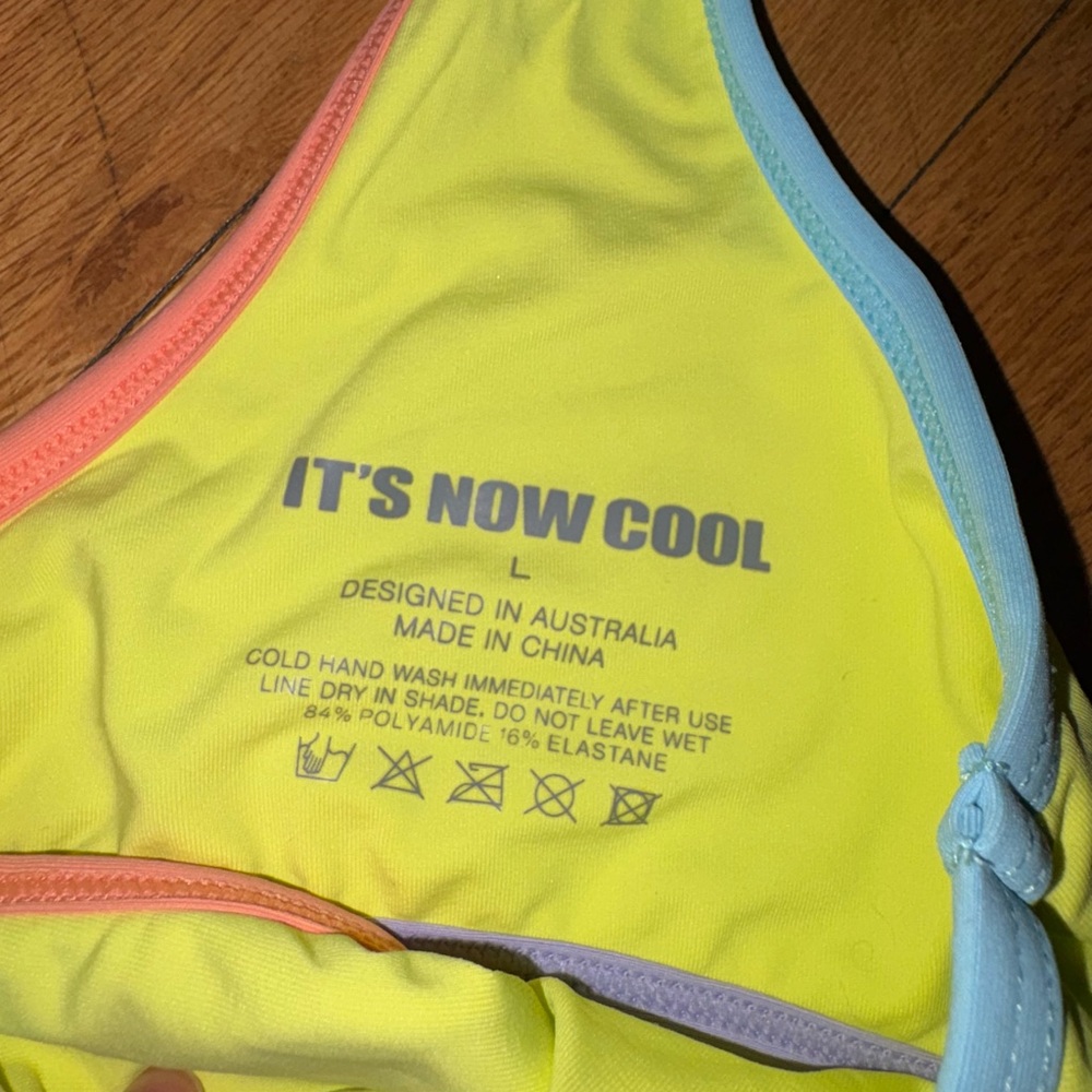 It’s Now Cool 90s Duo Crop Bikini Top - Picture 5 of 6